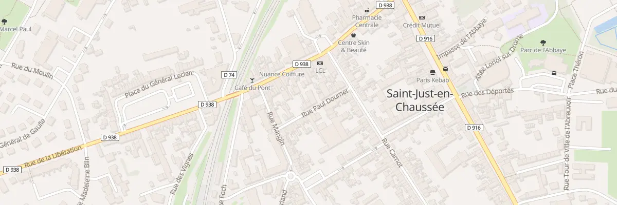 Plan du 18 Rue Paul Doumer à Saint-Just-en-Chaussée