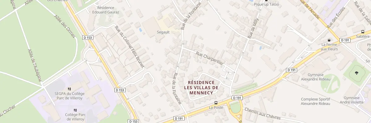 Plan du 47 Rue La Fontaine à Mennecy