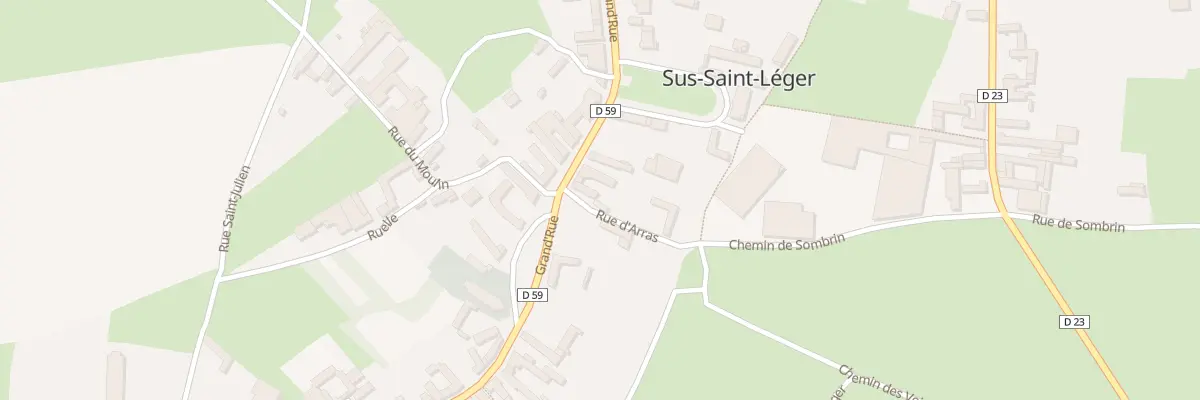 Plan du 7 Rue d’Arras à Sus-Saint-Léger