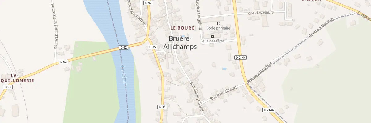 Plan du 27 Rue George Sand à Bruère-Allichamps