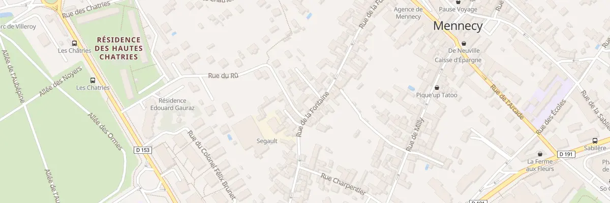Plan du 38 Rue La Fontaine à Mennecy