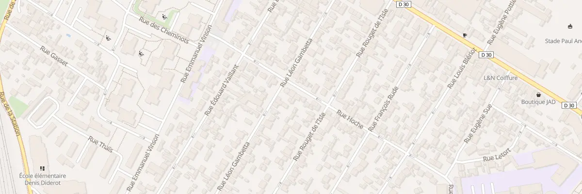Plan du 49 Rue Hoche à Drancy
