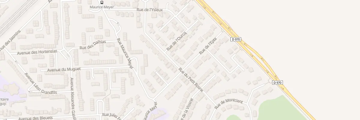 Plan du 10 Rue du Petit Rosne à Gonesse
