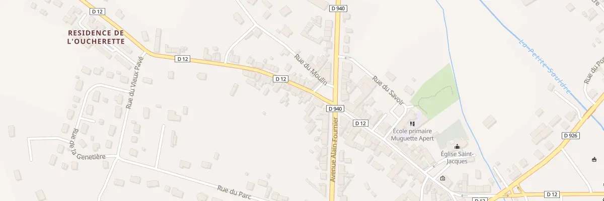 Plan du 7 Rue Amédée Lureau à La Chapelle-d’Angillon