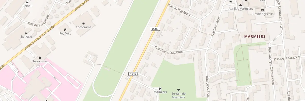 Plan du 29 Av de Tronquières à Aurillac