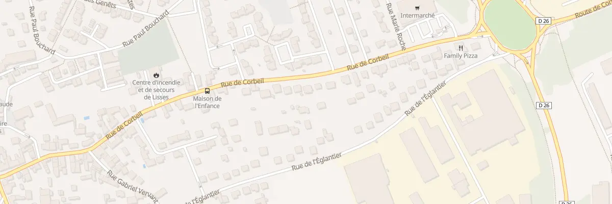 Plan du 70 Rue de Corbeil à Lisses