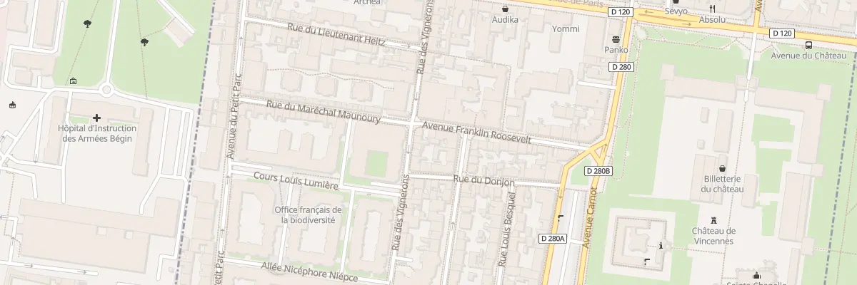 Plan du 19 Rue des Vignerons à Vincennes