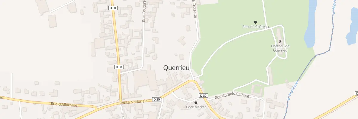 Plan du 1B Rue Croizette à Querrieu