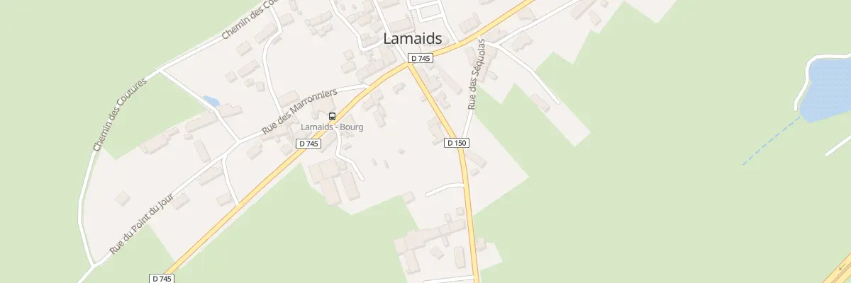 Plan du 4 Rte de Viersat à Lamaids