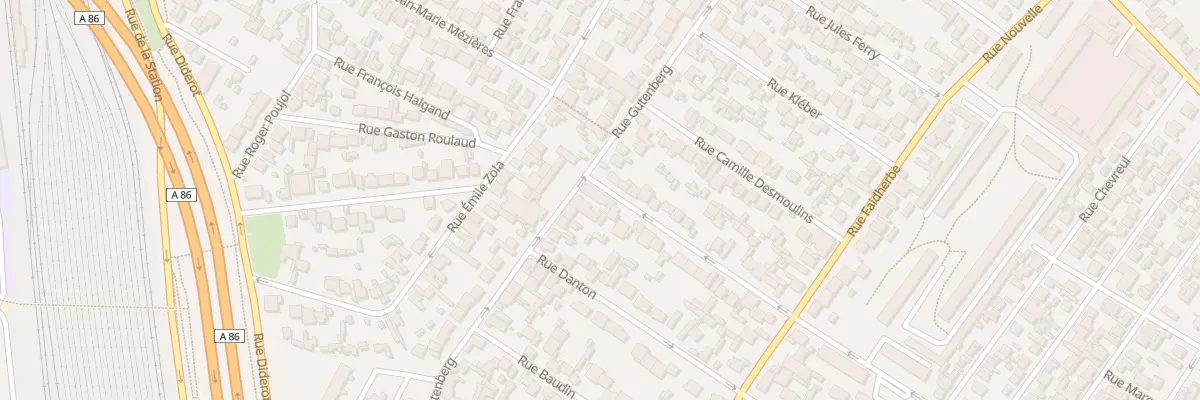 Plan du 33 Rue Bartholome à Drancy