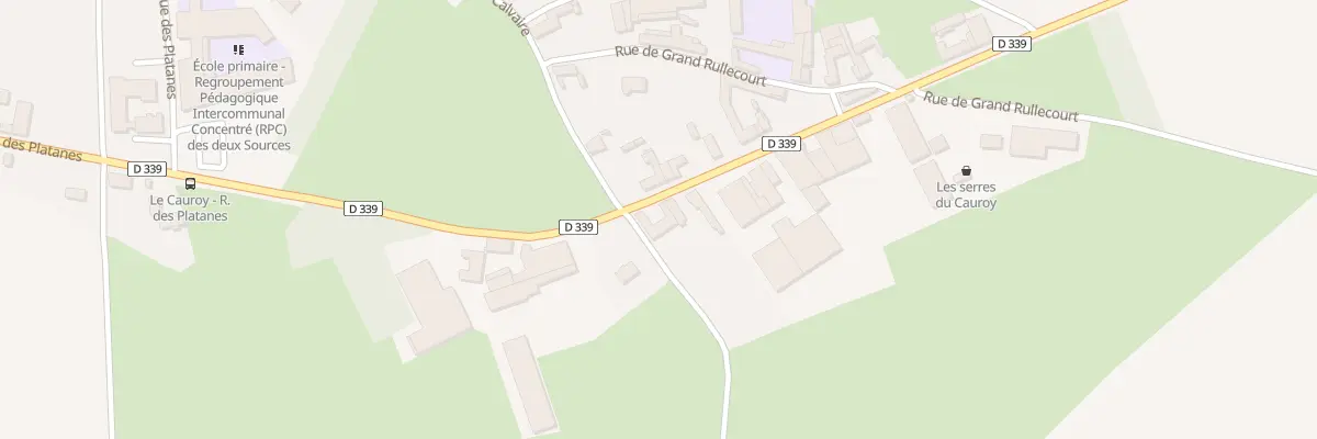 Plan du 16 Rue des Coudriers à Berlencourt-le-Cauroy