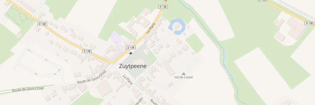 Plan du 158 Ctr de l’Eglise à Zuytpeene