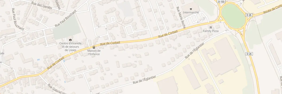Plan du 72 Rue de Corbeil à Lisses