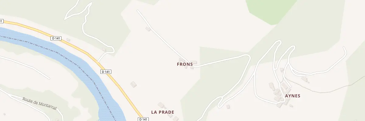 Plan du 5088 Le Fron à Vieillevie