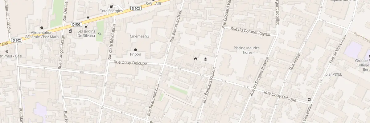 Plan du 48 Rue Douy Delcupe à Montreuil