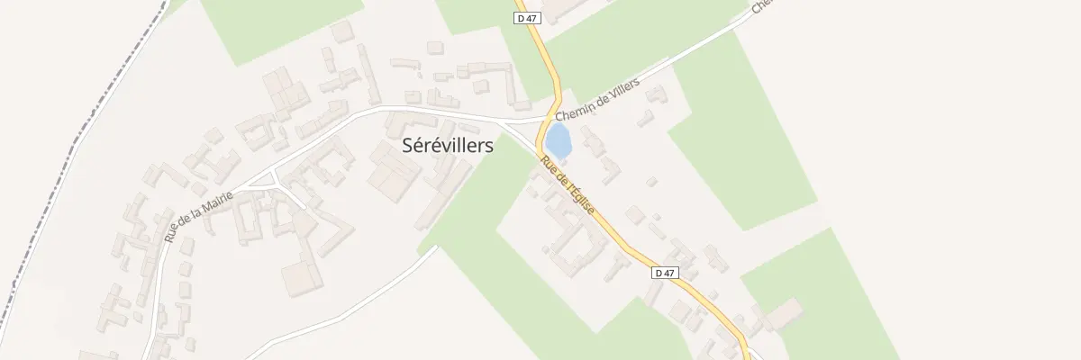 Plan du 13 Rue de l’Eglise à Sérévillers