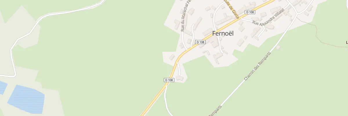 Plan du 5028 Le Bourg à Fernoël