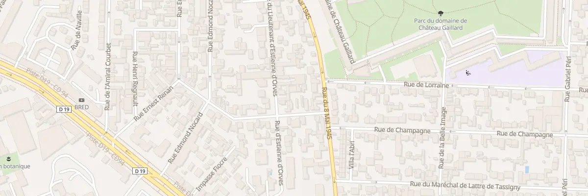 Plan du 10 Rue Eugène Sue à Maisons-Alfort