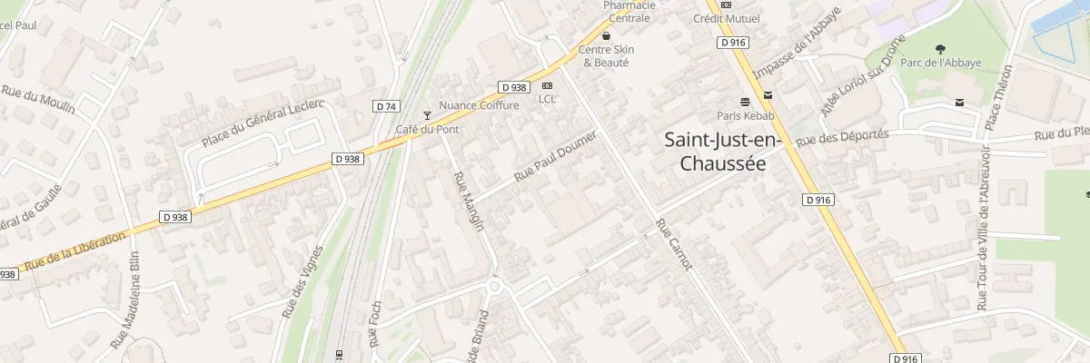 Plan du 7 Rue Paul Doumer à Saint-Just-en-Chaussée
