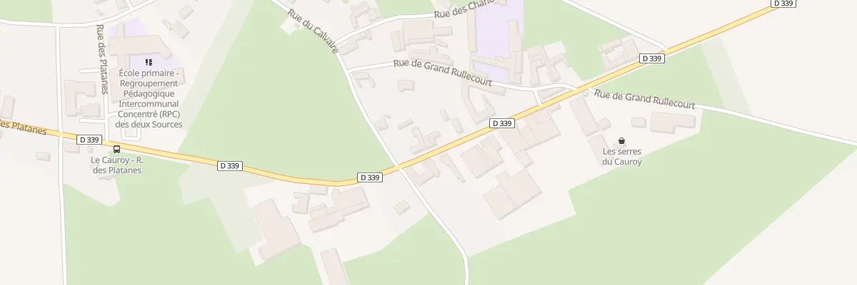 Plan du 43 Rue des Coudriers à Berlencourt-le-Cauroy