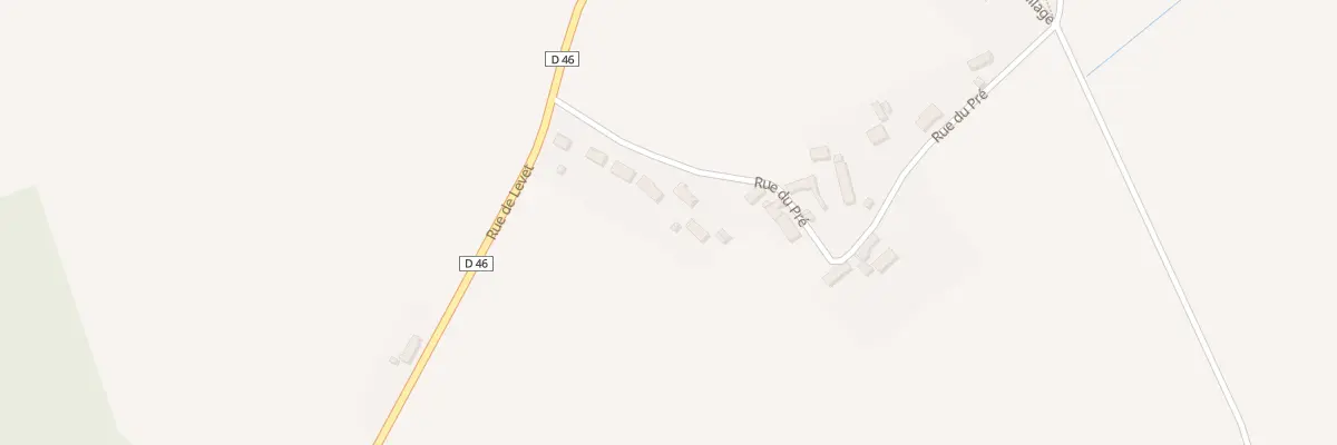 Plan du 9 Rue du Pré à Senneçay