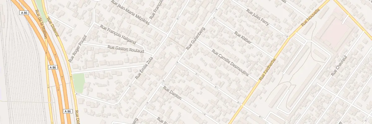 Plan du 34 Rue Bartholome à Drancy