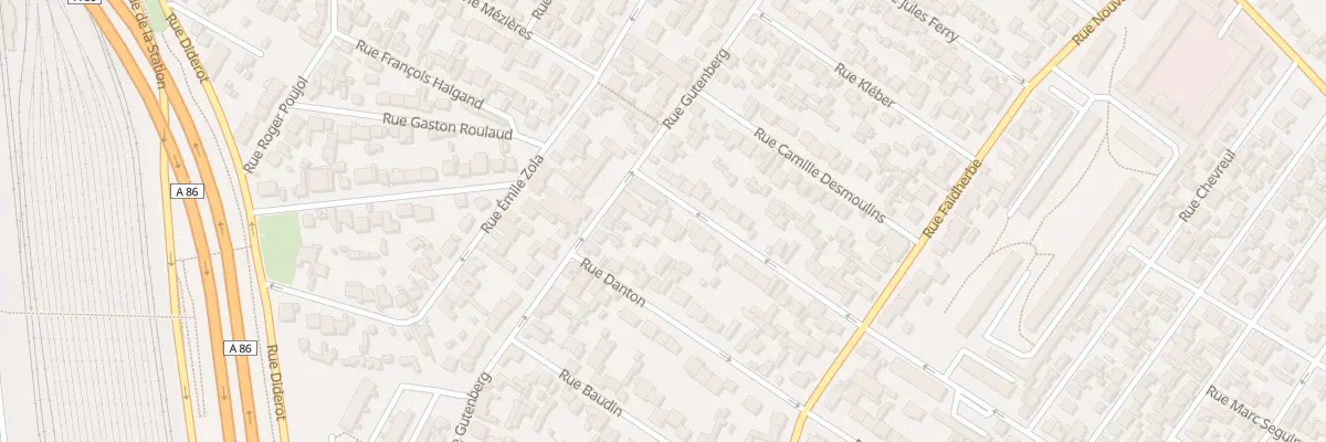 Plan du 29 Rue Bartholome à Drancy
