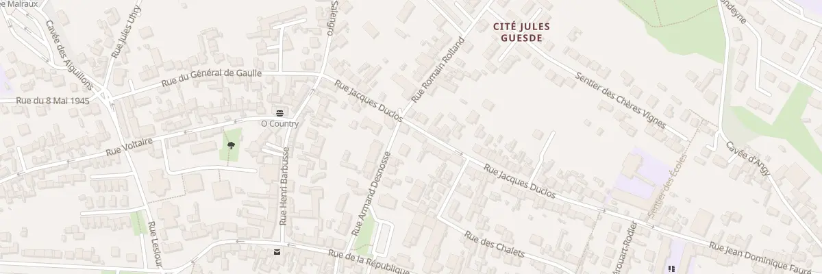 Plan du 8 Rue Armand Desnosse à Montataire