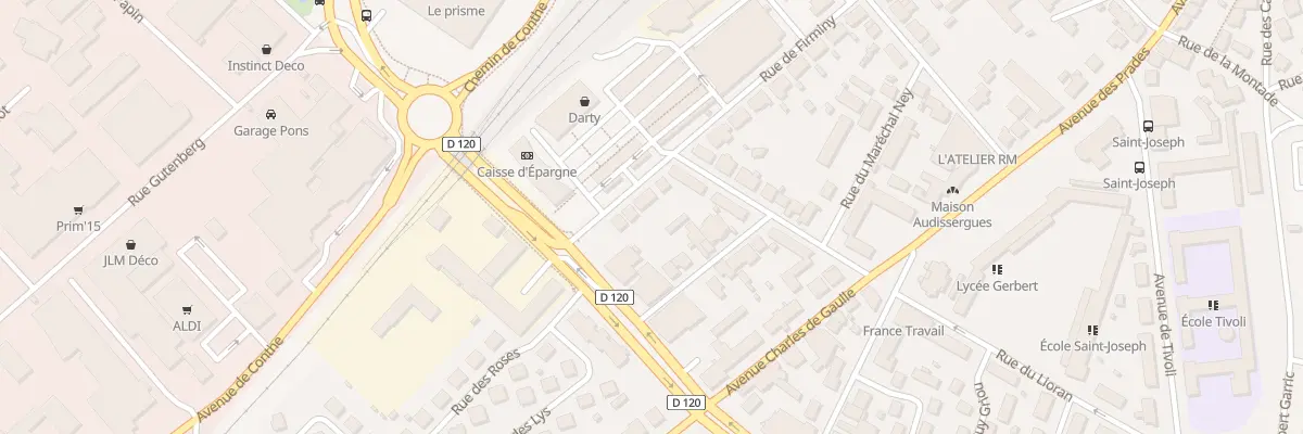Plan du 67 Rue de Firminy à Aurillac