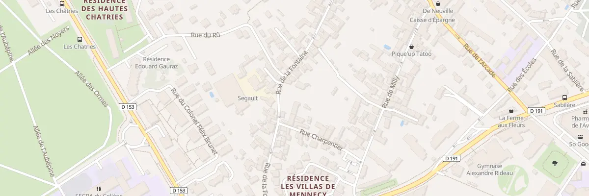 Plan du 39 Rue La Fontaine à Mennecy