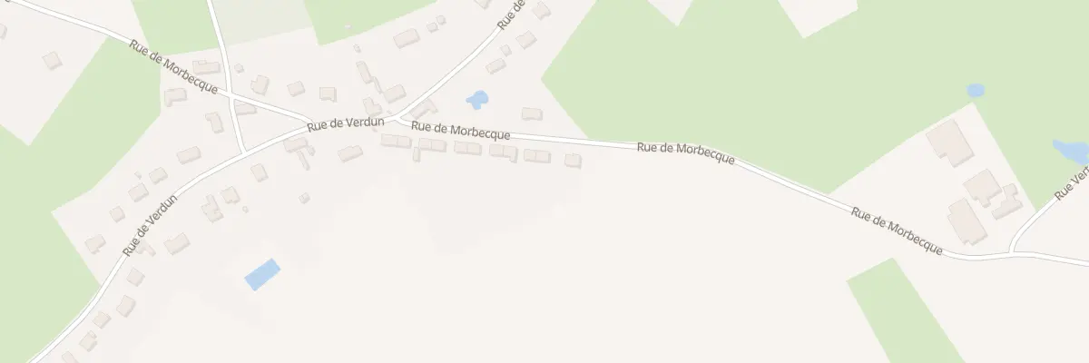 Plan du 1690 Rte de Morbecque à Lynde