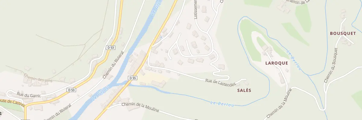 Plan du 13 Puech de Sales à Vabre