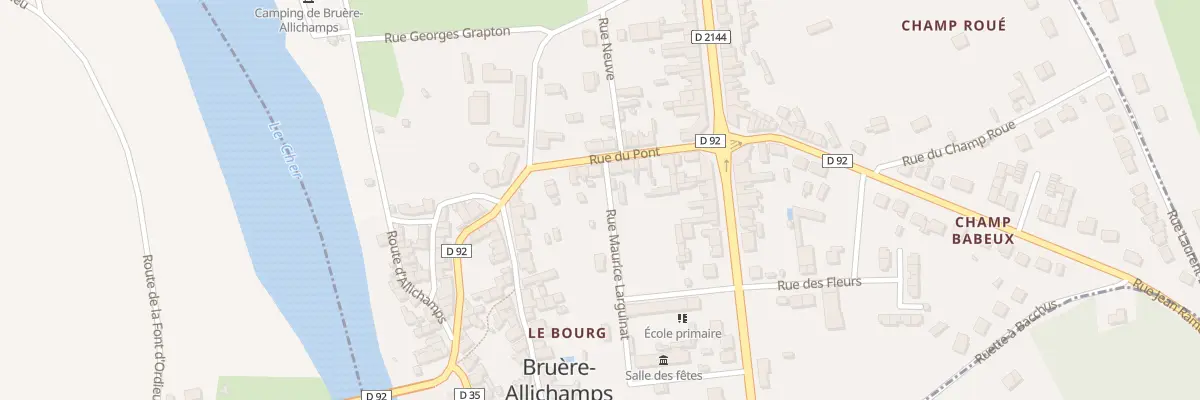 Plan du 13 Rue du Pont à La Celle