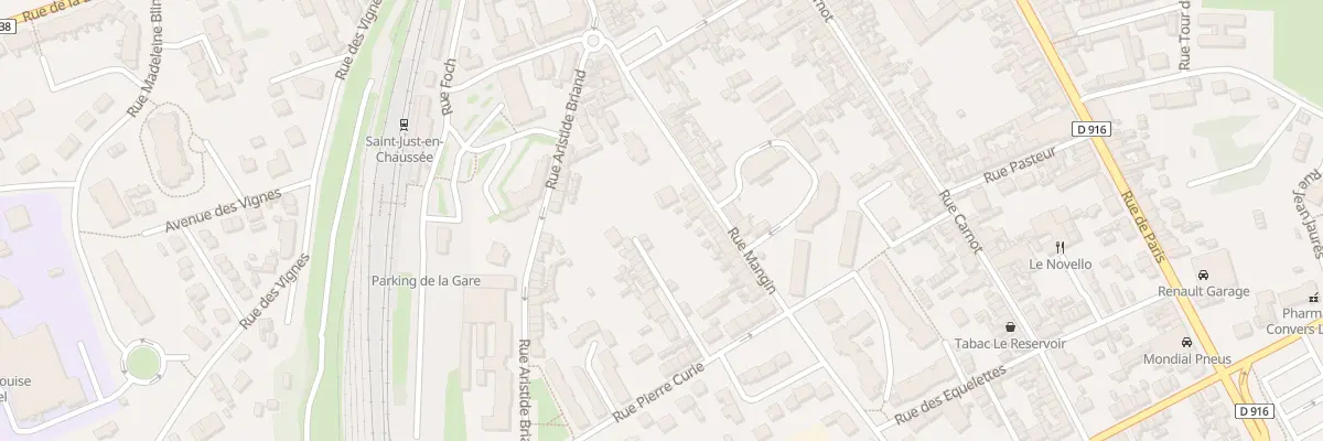 Plan du 20 Rue Mangin à Saint-Just-en-Chaussée