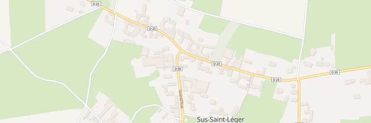 Plan du 43 Rue de la Poste à Sus-Saint-Léger