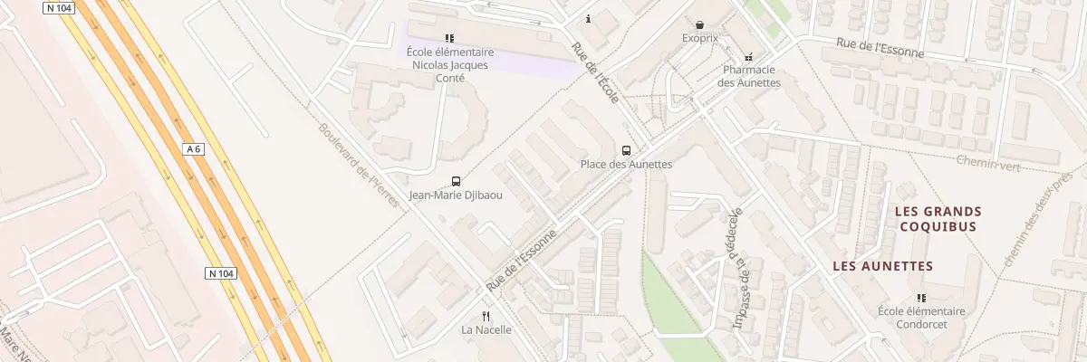 Plan du 63C Rue de l’Essonne à Évry-Courcouronnes
