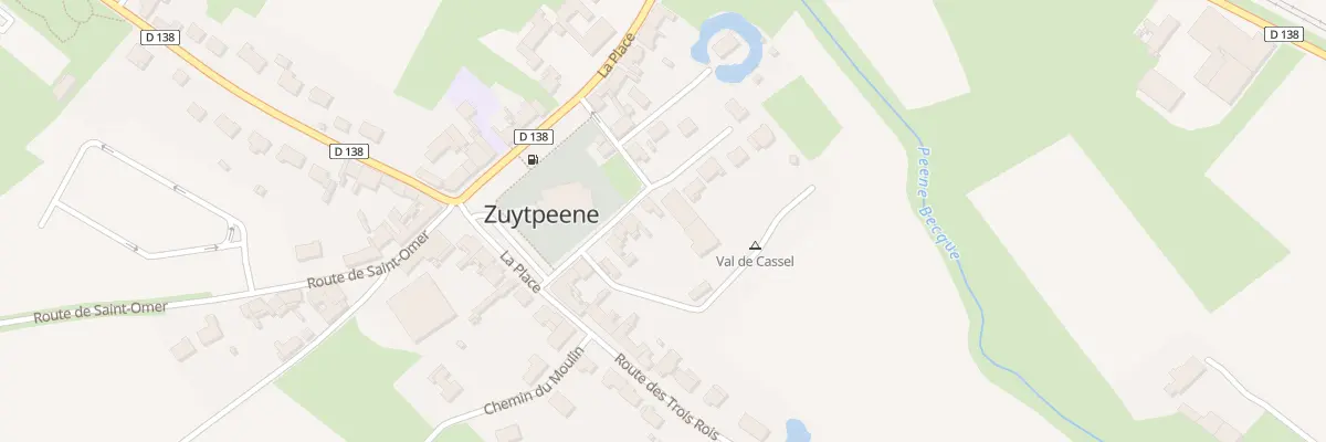 Plan du 94 Ctr de l’Eglise à Zuytpeene