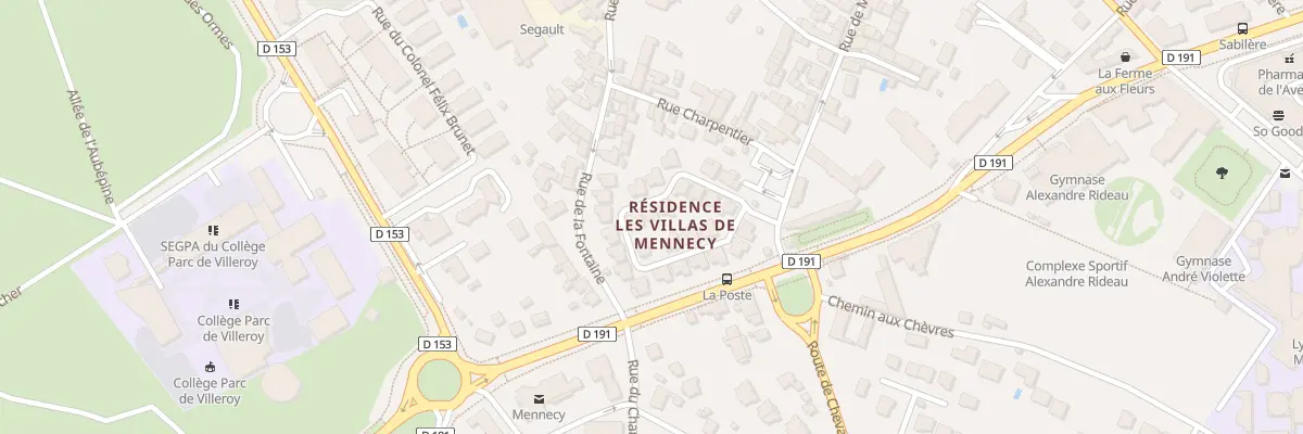 Plan du 45 Rue de Milly à Mennecy