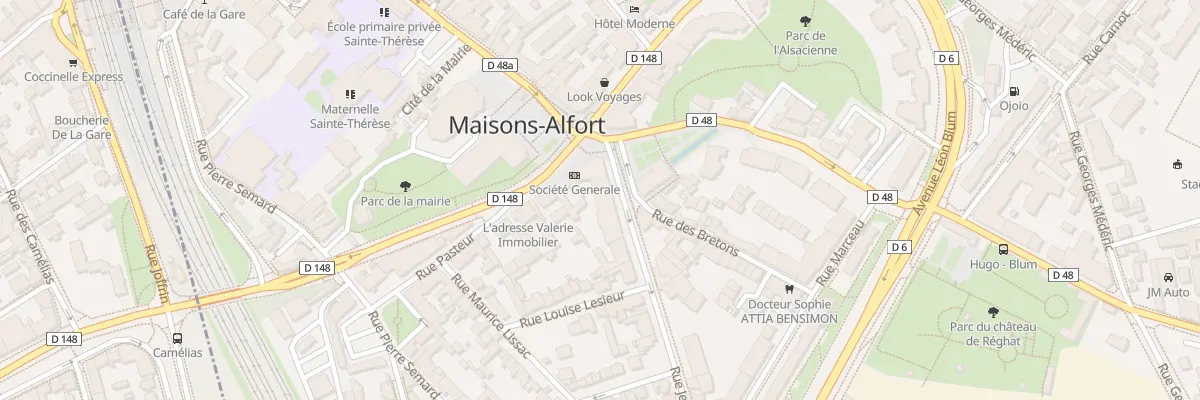 Plan du 126 Rue Jean Jaurès à Maisons-Alfort