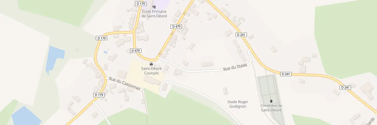 Plan du 1 Rue du Stade à Saint-Désiré