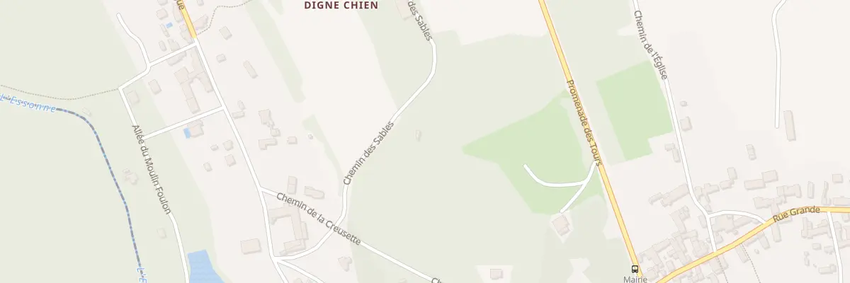 Plan du 5112 Digne Chien à Boulancourt