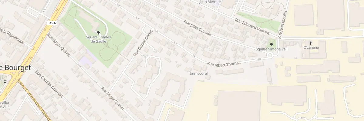 Plan du 44 Rue Albert Thomas au Bourget