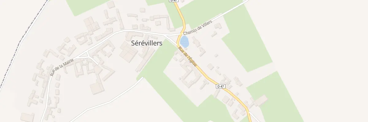 Plan du 11 Rue de l’Eglise à Sérévillers