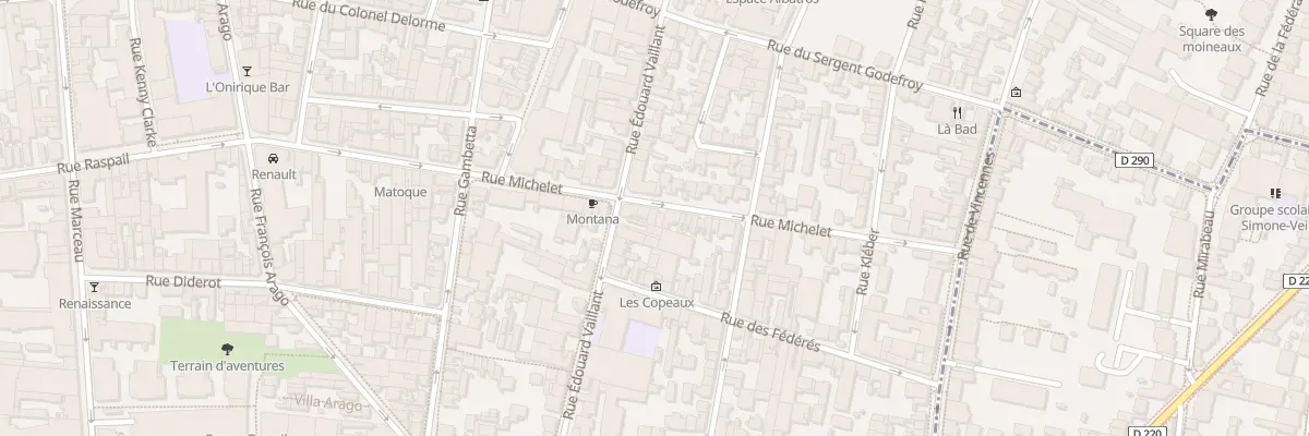Plan du 41B Rue Michelet à Montreuil