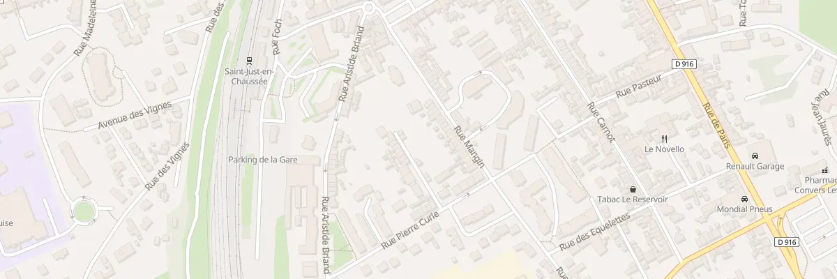 Plan du 28 Rue Mangin à Saint-Just-en-Chaussée