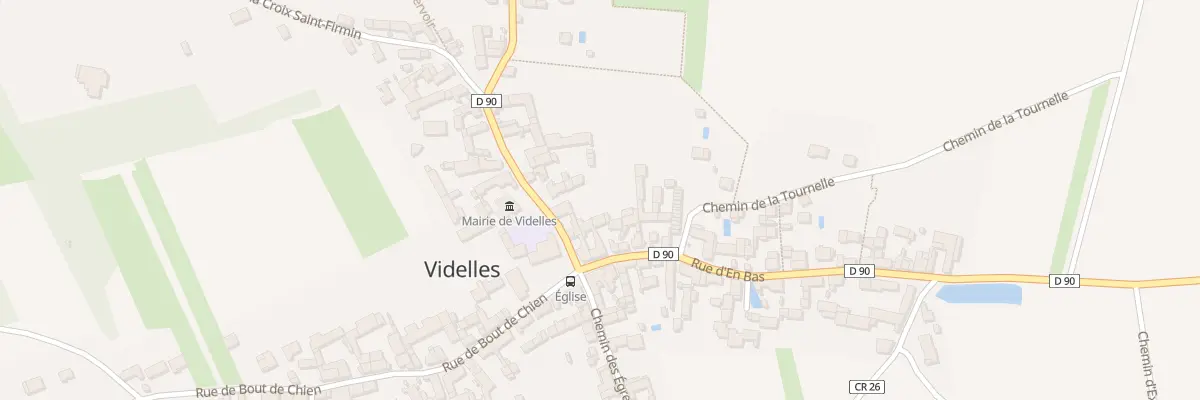 Plan du 5 Rue d’En Bas à Videlles