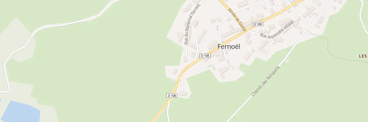 Plan du 5027 Le Bourg à Fernoël