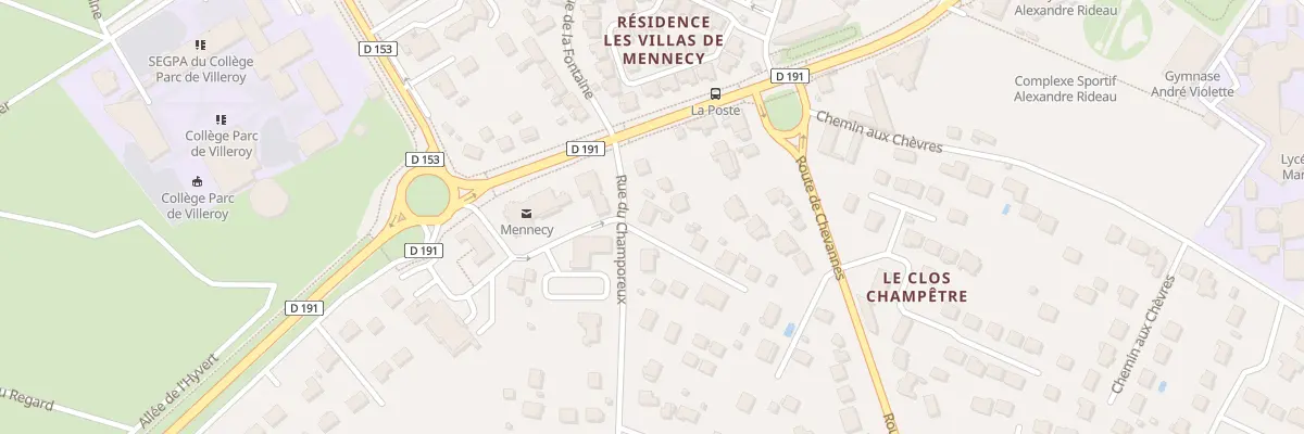 Plan du 5 Rue Champoreux à Mennecy
