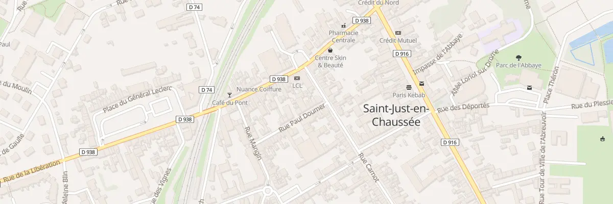 Plan du 8 Rue Paul Doumer à Saint-Just-en-Chaussée