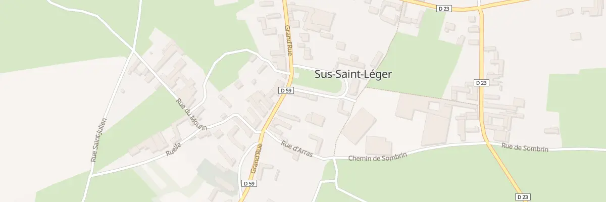 Plan du 15 Rue de la Mairie à Sus-Saint-Léger